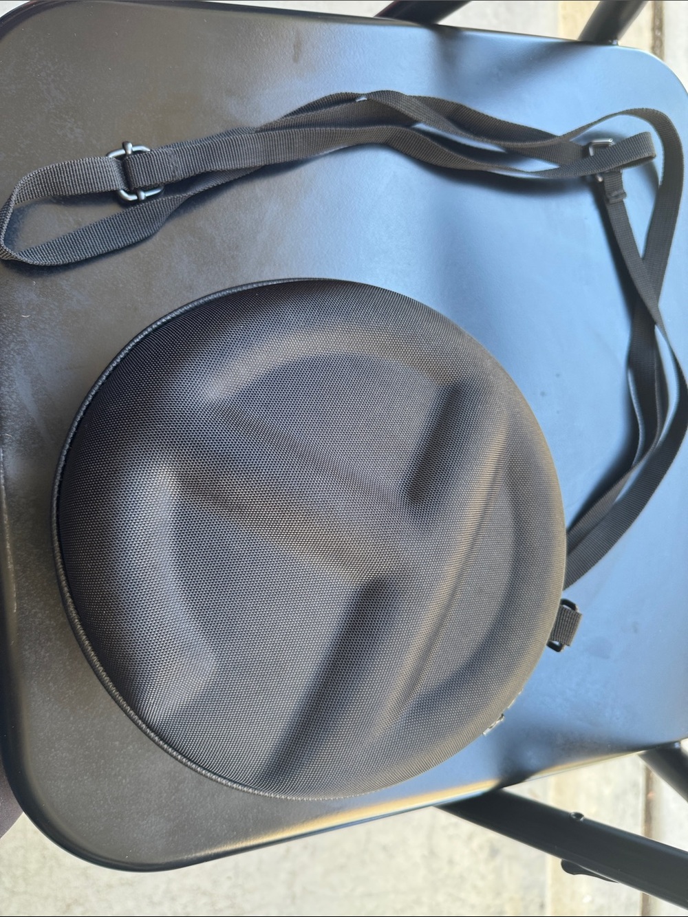 Telfar Black Round Messenger Crossbody